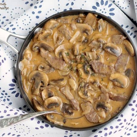 Russian Beef Stroganoff