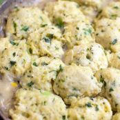 Salsa Verde Chicken and Dumplings
