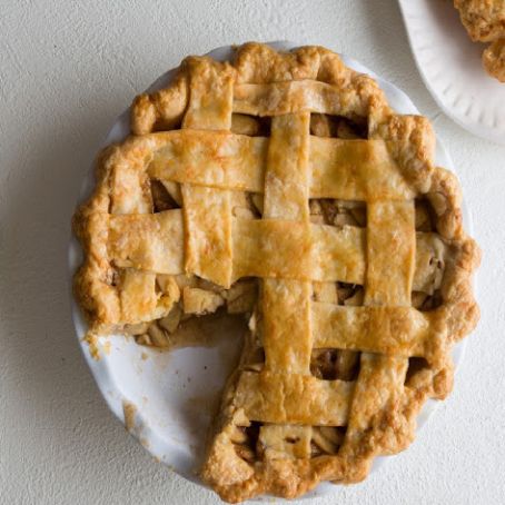 Brown Butter Apple Pie with a Cheddar Crust