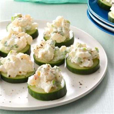 Shrimp & Cucumber Rounds Recipe