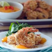 Gluten Free Coconut Shrimp with Spicy Mango Sauce