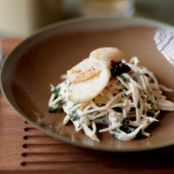Jean-Georges' Celery Root Remoulade with Scallops and Caviar