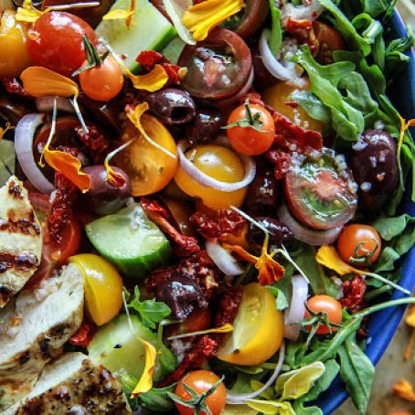 Greek Grilled Chicken Salad