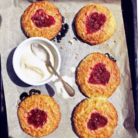 Strawberry Jam Biscuits
