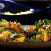 Chicken Cutlets with Orange and Arugula