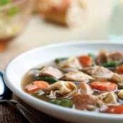 Chicken and Tortellini Soup