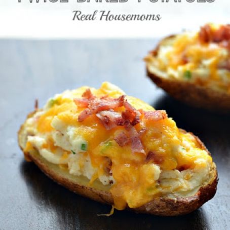 BACON JALAPENO POPPER TWICE BAKED POTATOES