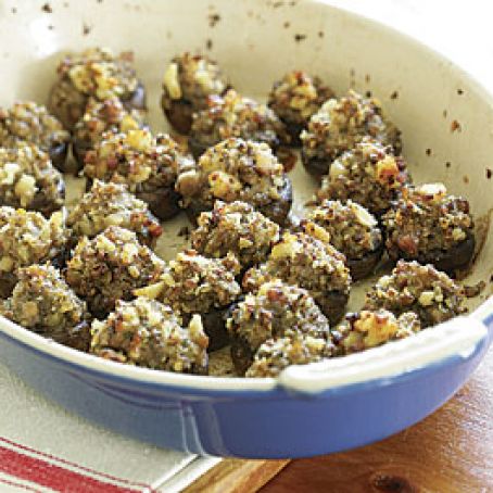 Stuffed Mushrooms with Pancetta, Shallots & Sage