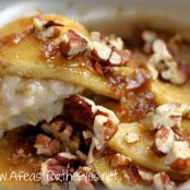 Banana Pecan Brûlée Oatmeal For Two in a Pressure Cooker