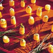 Carrot Roulade with Herbed Goat Cheese