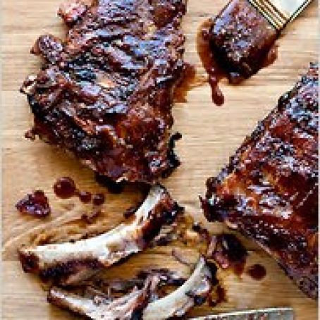 Sweet-Sour Balsamic-Glazed Ribs