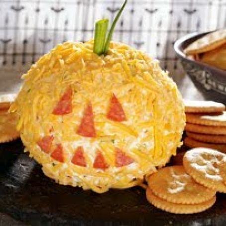 Cheesy Jack-o'-Lantern