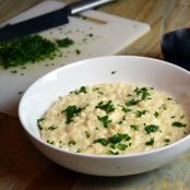 Taleggio Gorgonzola Risotto and Leftover Risotto Cakes