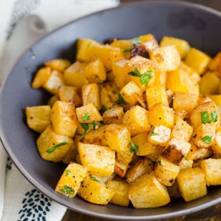 Roasted Rutabaga with Brown Butter