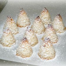 Snow-Covered Macaroon Trees