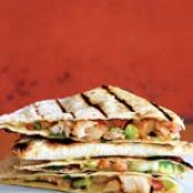 Grilled Paprika Shrimp Quesadilla