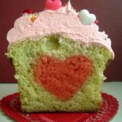Bake A Heart  In A Cupcake with Laffy Taffy Buttercream