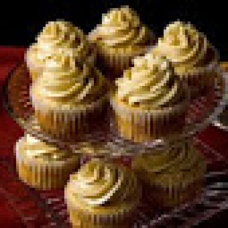 Spiced Apple Cupcakes with Maple Buttercream