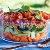 Fresh Layered Lentil Salad