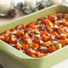 Apple-Bacon Sweet Potatoes