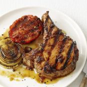 Bourbon Barbecued Pork Chops