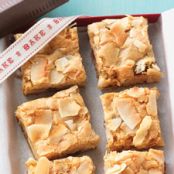 Coconut and White Chocolate Brownies