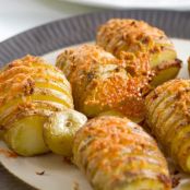 Cheesy Hasselback Potatoes