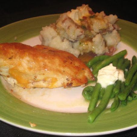 Bacon and Cheese Stuffed Chicken