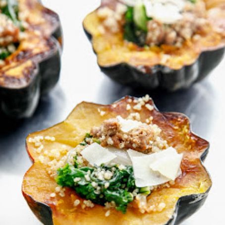 Italian Sausage-Stuffed Acorn Squash