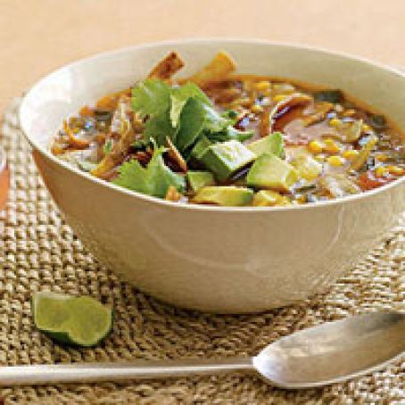 Corn and Salsa Tortilla Soup