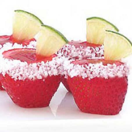 Strawberry Margarita JELL-O Shooters