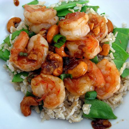 SHRIMP-Stir-Fried Shrimp with Spicy Orange Sauce