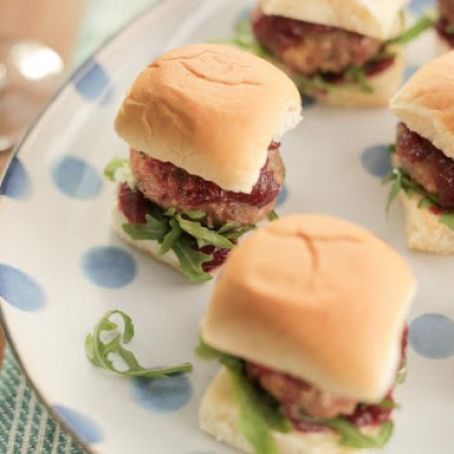Turkey Cranberry Sliders
