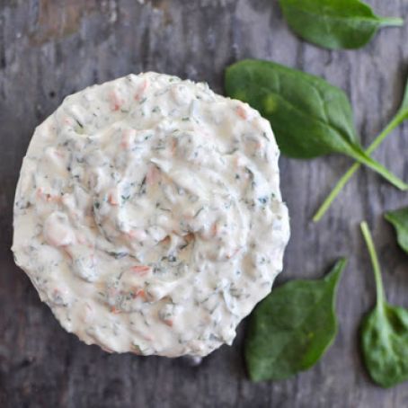 Spinach and Kale Greek Yogurt Dip