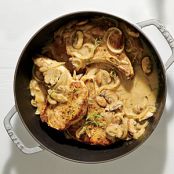 Creamy Pork Chops & Mushrooms