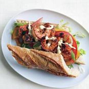Blackened Shrimp Po' Boy