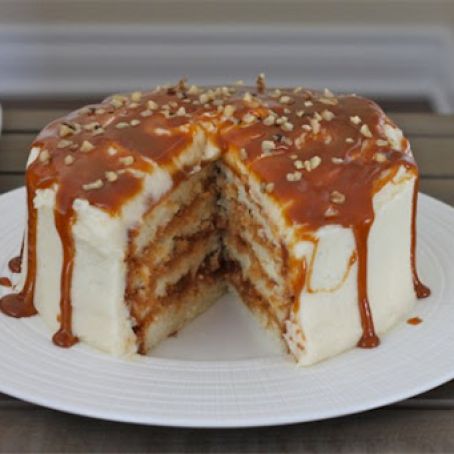 Dulce de Leche Vanilla Cake