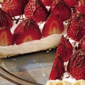 Strawberries and Cream Pie