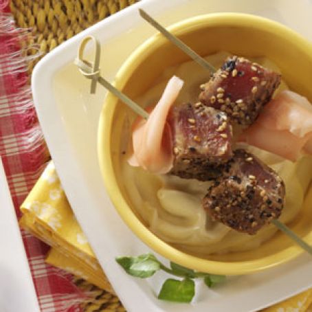 Ginger Tuna Kabobs