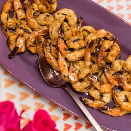 Honey-Tequila Glazed Shrimp