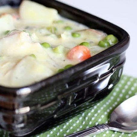 Creamy Chicken Vegetable Soup (Talkchowplayhouse.com)