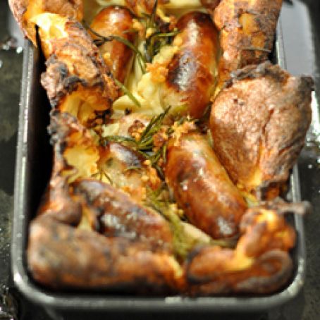 CASSEROLE*****Savoury Sausage Toad-in-the-Hole