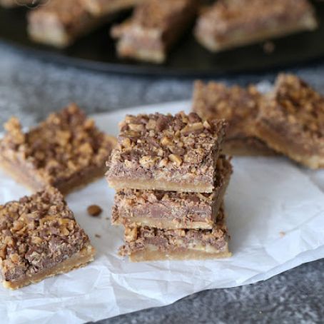 Shortbread Toffee Cookie Bars