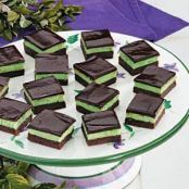 Fudgy Mint Squares