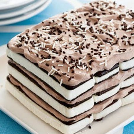 3-Ingredient Ice Cream Sandwich Cake