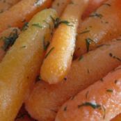 Baby Carrots with Dill Butter