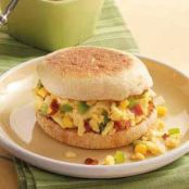 Spicy Scrambled Egg Sandwiches Recipe