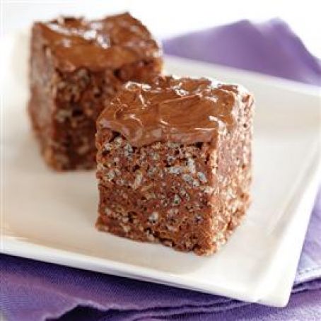 Frosted Chocolate Peanut Butter Treats