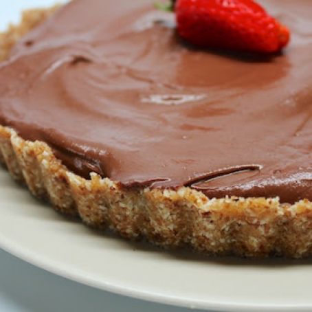 Peanut Butter Chocolate Pie Vegan