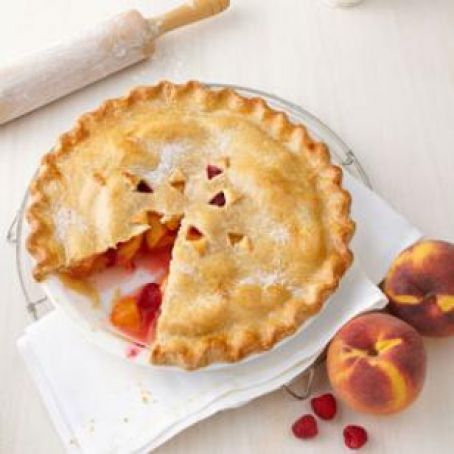 Peach-Raspberry Pie